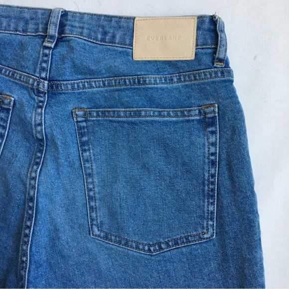 Everlane The Curvy Cheeky Jean High Rise Crop Blue Denim Jeans Size 29 - Picture 8 of 17